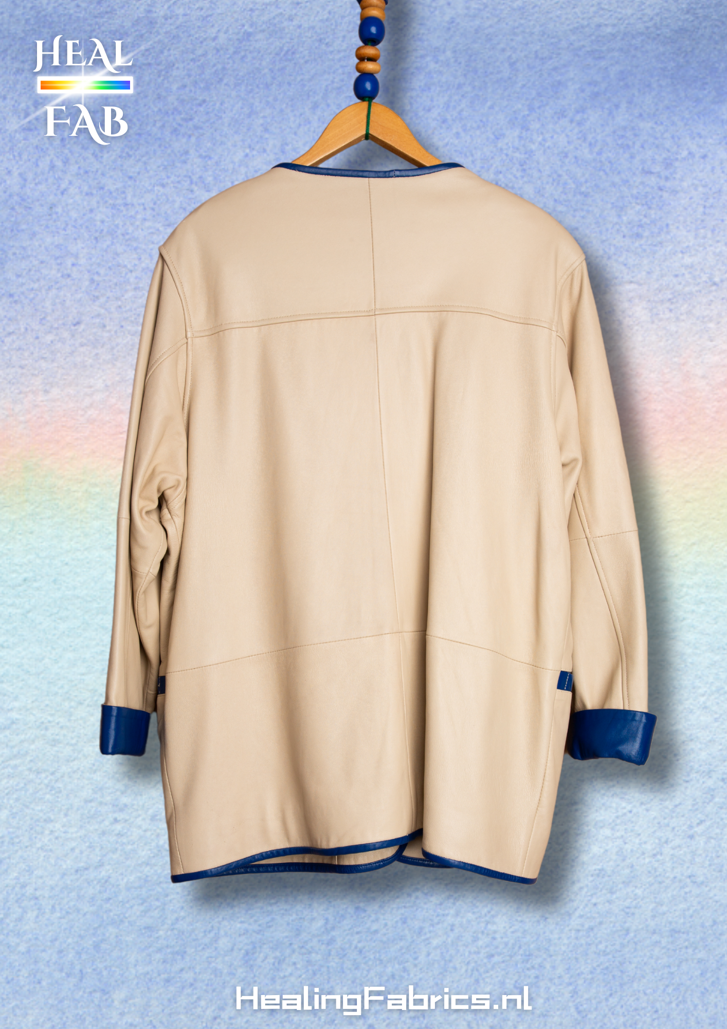 The Lamb Jacket Blue Hints - Versace