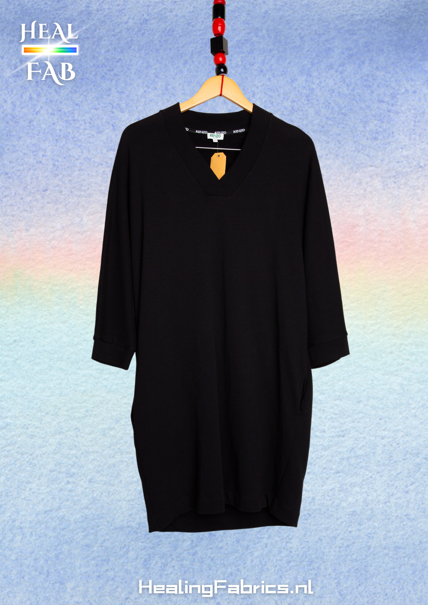 The long sweater with pockets and back print - Kenzo Paris