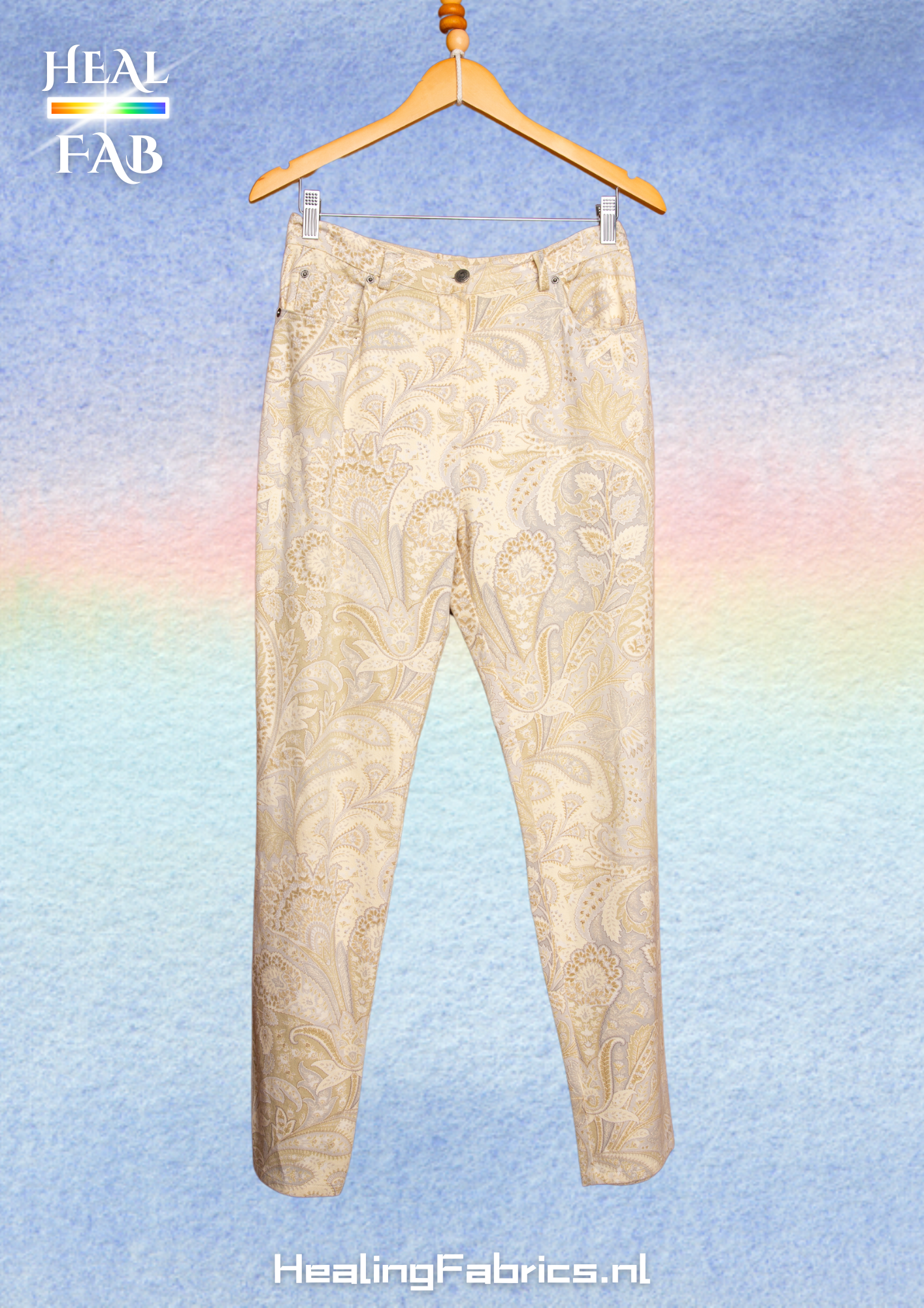 The floral paisley overload pants - Etro in beige tints