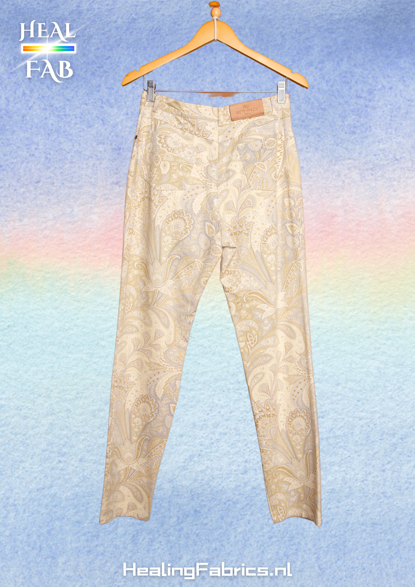 The floral paisley overload pants - Etro in beige tints