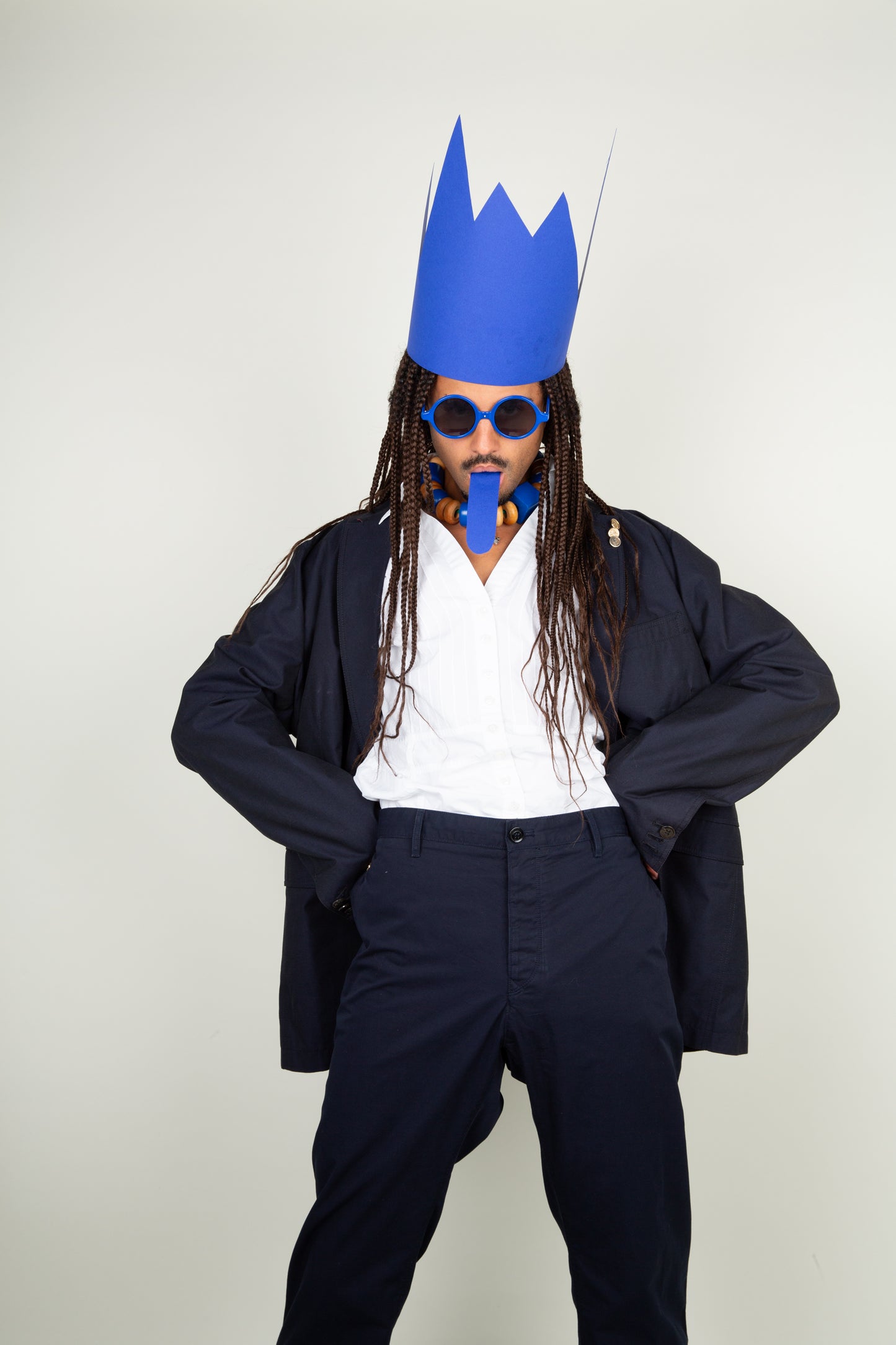 The Office is mine! Suit in deep navy blue - Burberry (Full set)