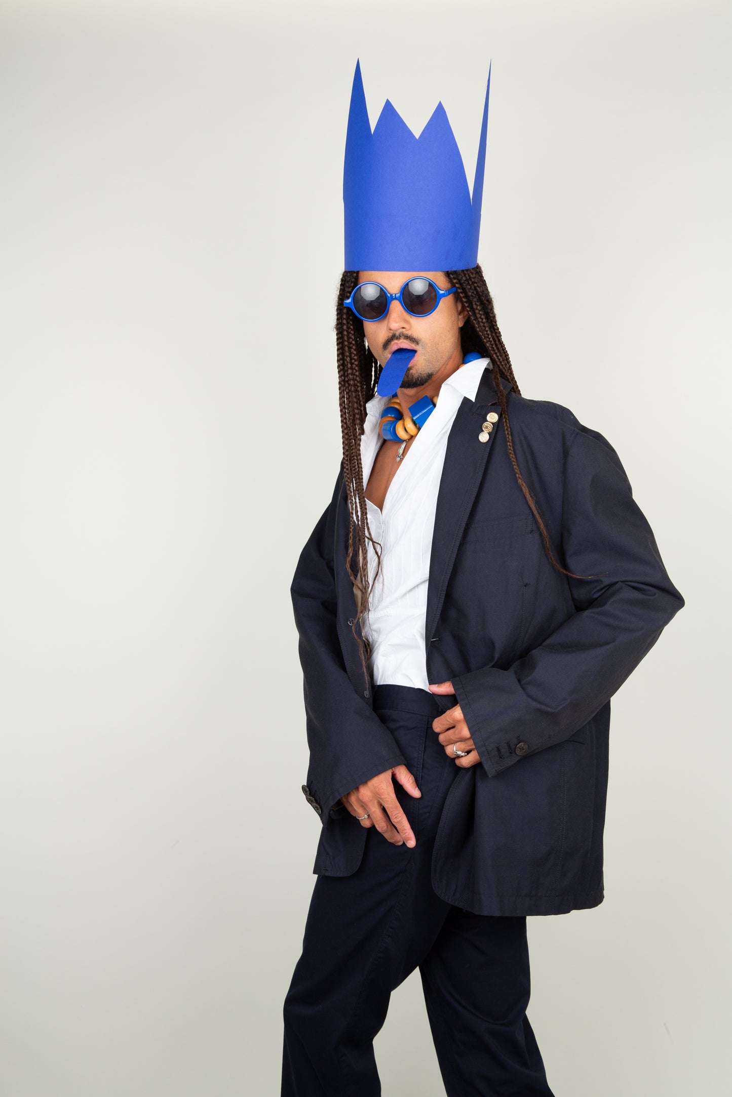 The Office is mine! Suit in deep navy blue - Burberry (Full set)