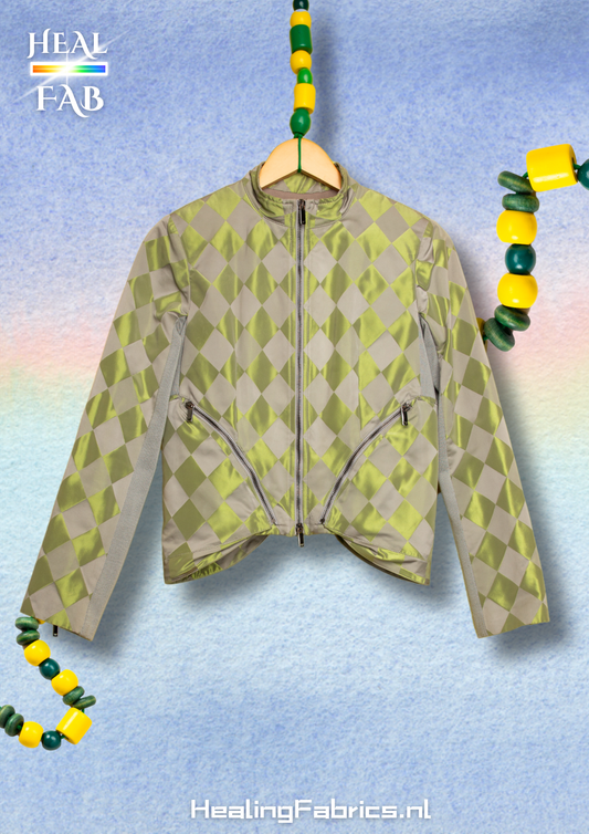 The Reflective Jacket Checkered - Armani, Green, grey tints