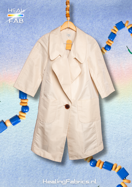 The pearl cardigan Rowna in beige