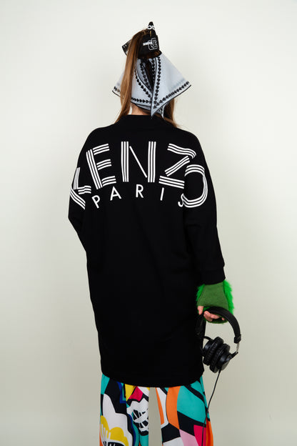 The long sweater with pockets and back print - Kenzo Paris