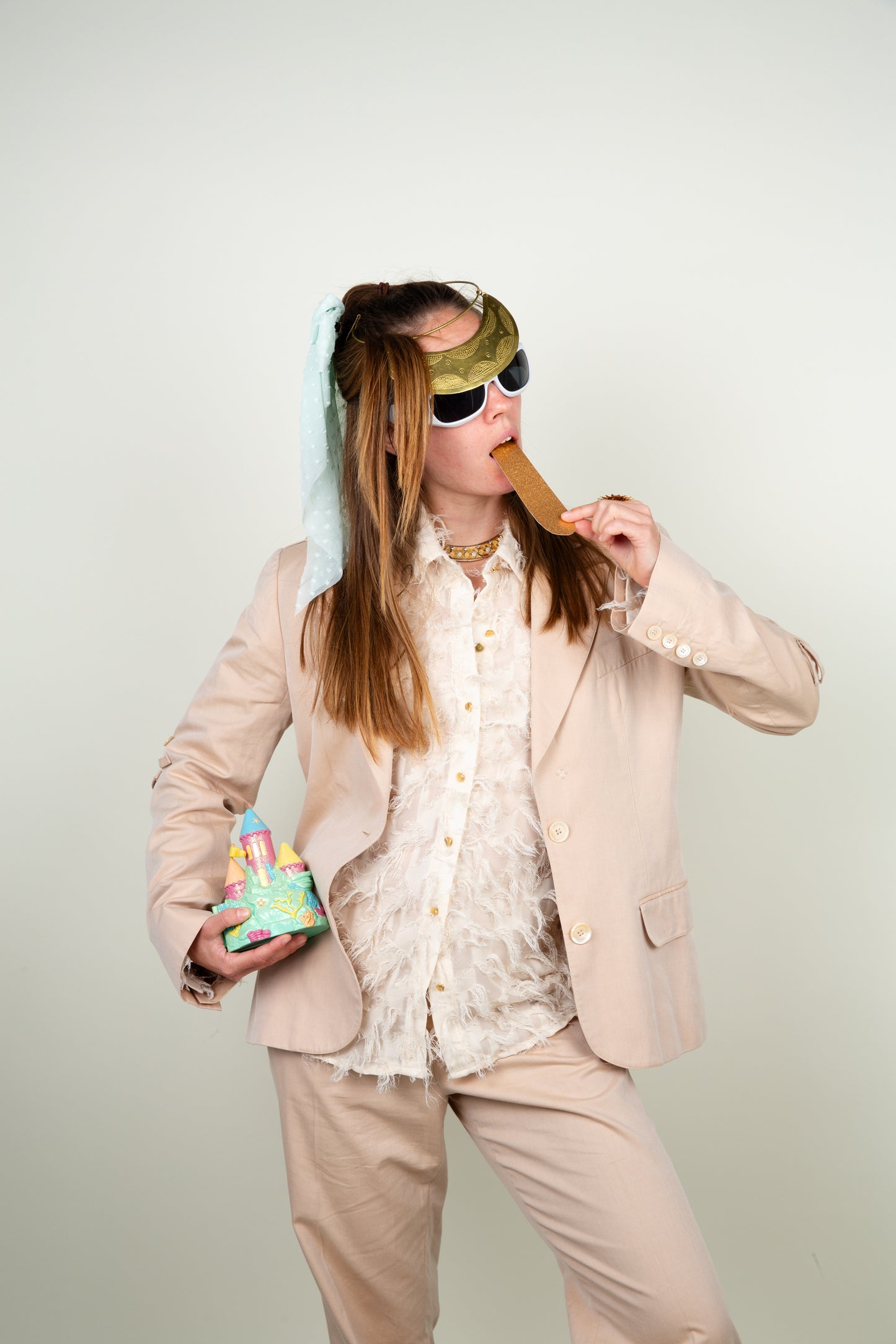 The Cotton 'Beige' but never toned down Suit  - Givenchy (full set)