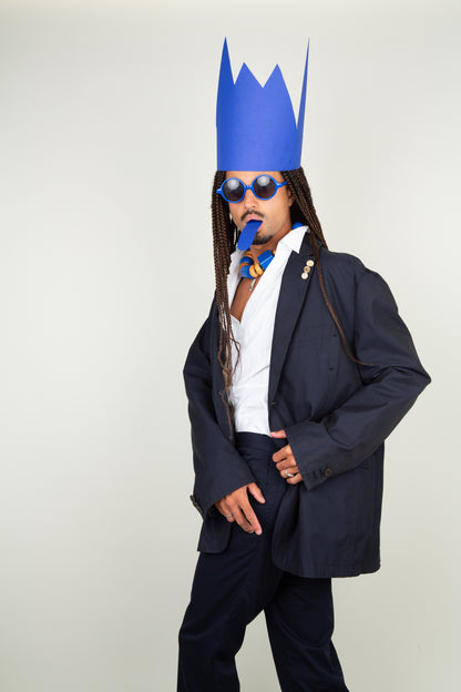 The Office is mine! Suit in deep navy blue - Burberry (Full set)