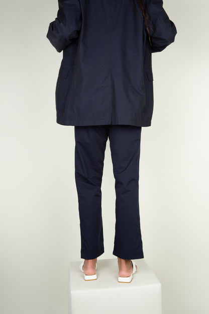 The Office is mine! Suit in deep navy blue - Burberry (Full set)